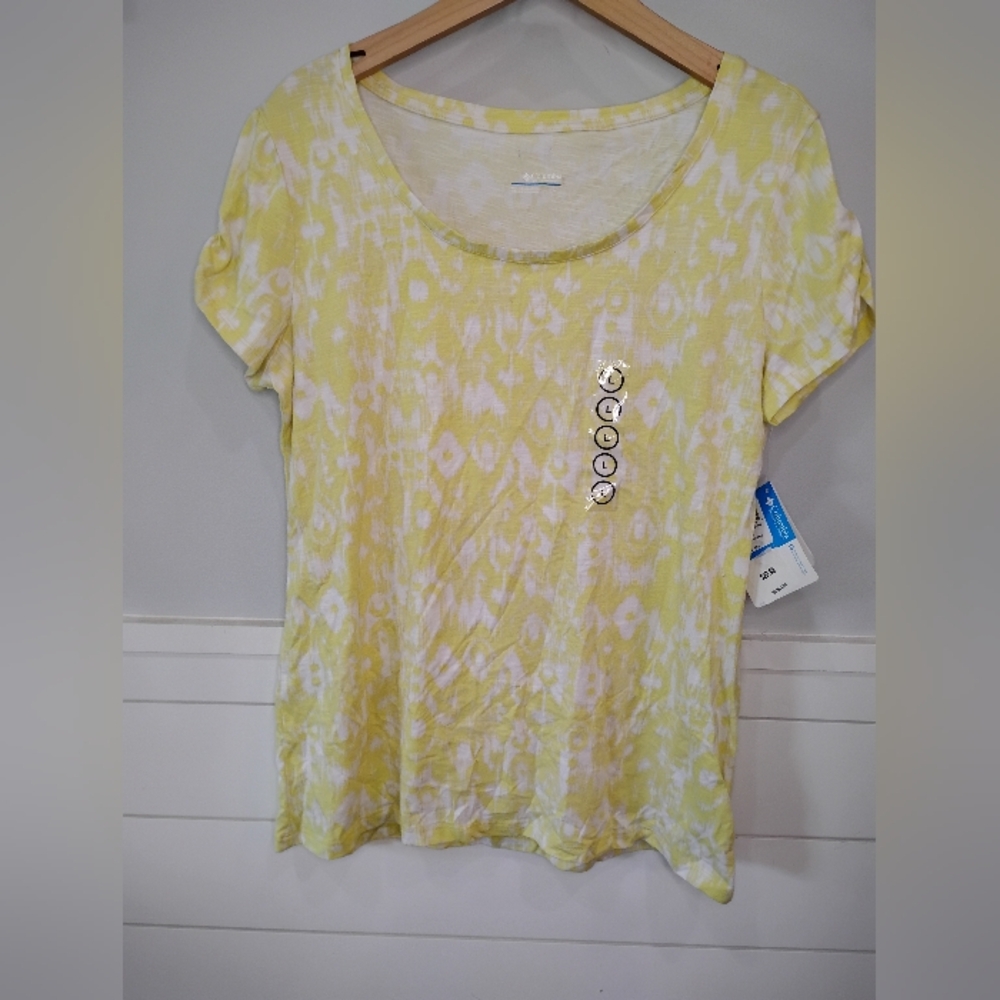 Yellow Tie-Dye Women's Top